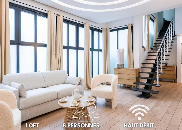Magnifique Loft Le Brando - 3 Chambres - 2 Salles De Bain - 10 Personnes - Proximite Parc Des Expositions